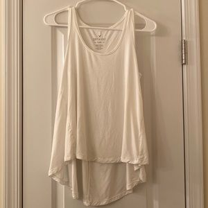 American Eagle white soft & sexy tank top. Size S.